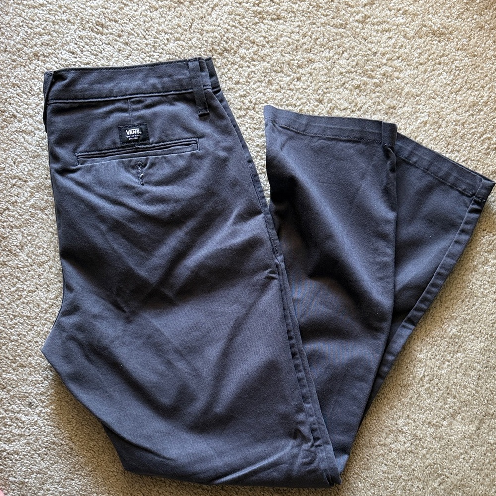 Vans Men's asphalt Gray authentic Chino slim pants  size 34 worn less than 5x